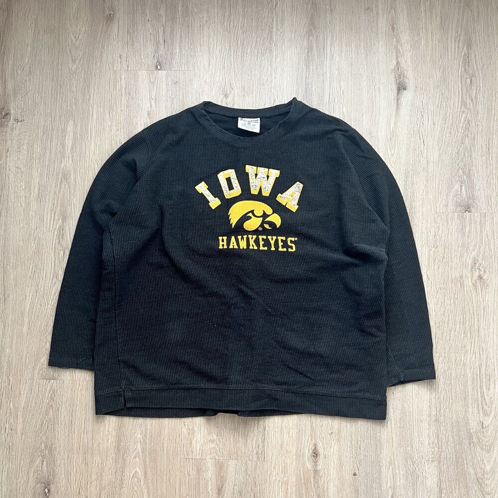 Champion Authentic Athleticwear Iowa Hawkeyes Long Sleeve Waffle Thermal XXL